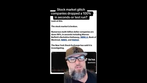 The Stock Market Glitch ..