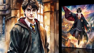 "Mystical Strokes: Unleashing the Magic of AI Art in the Wizarding World of Harry Potter"