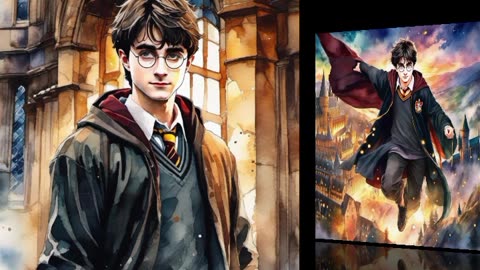 "Mystical Strokes: Unleashing the Magic of AI Art in the Wizarding World of Harry Potter"