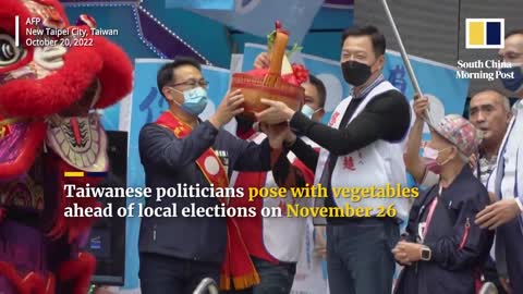 How vegetables tie in with winning elections in Taiwan