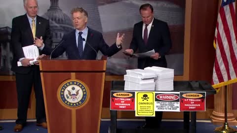 I brought along the 1.7 trillion, 4,000+ page Pelosi-Schumer omnibus spending bill