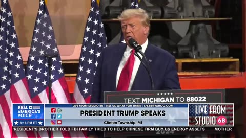 TRUMP IN MICHIGAN: 'I've Put Everything on the Line to Fight For You' [Watch]