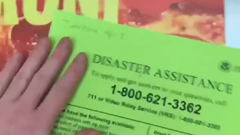 FEMA is purportedly stopping by American businesses and handing out disaster assistance notices