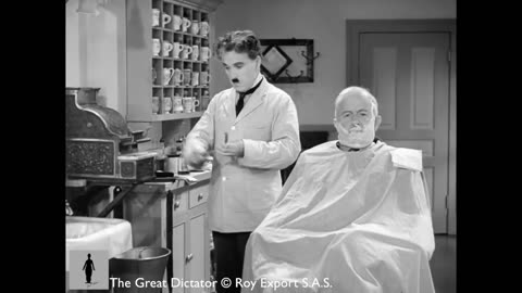 Charlie Chaplin - The Great Dictator - Barber Shop Scene