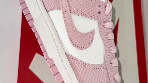 Nike Dunk Low Pink Corduroy 💖