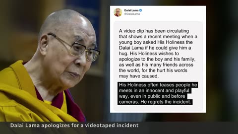 Dalai Lama criticized for asking boy to ‘suck my tongue’
