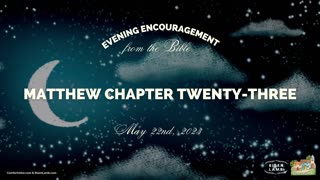 Matthew Chapter Twenty-Three | Reading through the New Testament