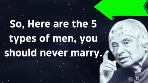 You Should Never Marry !!