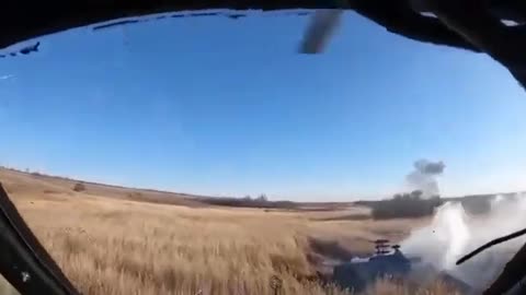 Ukrainian M8 shot down by russian air defense