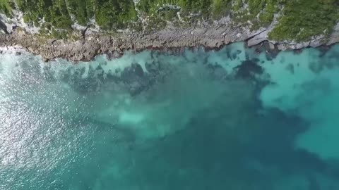Sea waves & beach drone video _ Free HD Video - no copyright