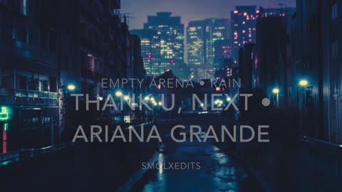 [EMPTY ARENA + RAIN] Ariana Grande - thank u, next