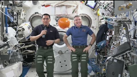 Expedition 69 Space Station Crew Answers Galveston, Texas, Student Questions - Aug. 14, 2023