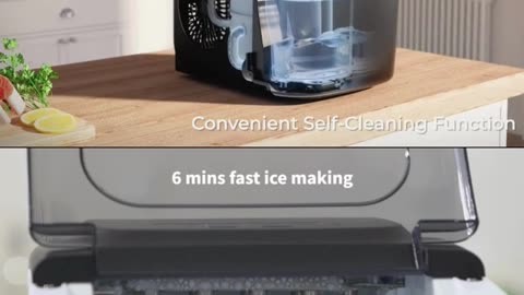 ecozy Portable Countertop Ice Maker. link in descripation