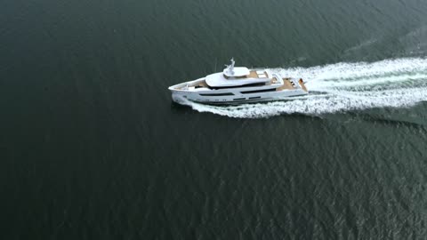 Lürssen Yachts - Project 13800 during her sea trials