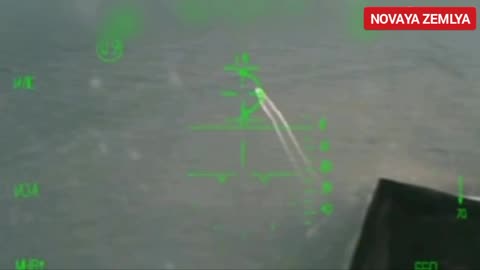 Russian Su-30SM of the Black Sea Fleet destroys 5 Ukrainian sea drones