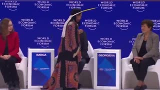 witch doctor performing incantations @ WEF