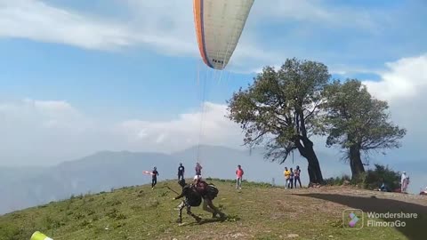 The Paragliding Show Pir Chinasi Hill StationKashmir Hawk Gliding Muzaffarabad Azad Kashmir
