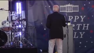 Biden Has No Idea What's Going On, Gets Lost On Stage