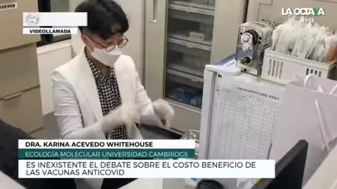 doctora karina acevedo y la vacuna