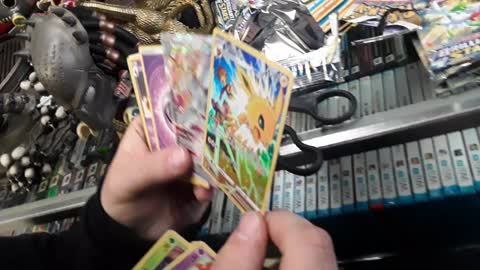 Opening Pokemon Card Packs at Zonks Pop Culture World