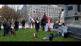 2023 11 11 Patriots Remembrance Day in Toronto Queens Park #1