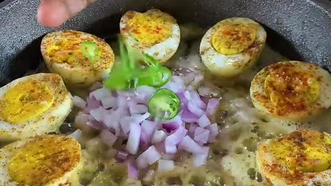 Easy Egg Starter _ Indian Cooking ASMR #shorts (1)