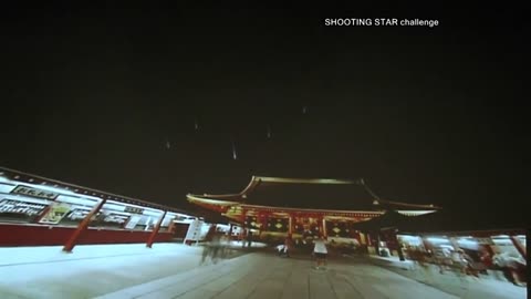 man made meteor-falling star showers