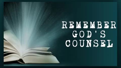 Seeking God's Counsel First