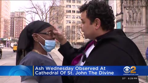Ash Wednesday observed at Cathedral of St. John the Divine