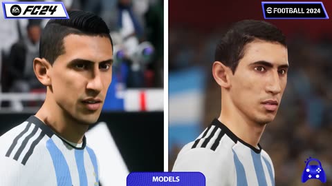 EA Sports FC 24 (FIFA 24) VS eFootball 2024 Graphics Details Comparison Analista De Bits