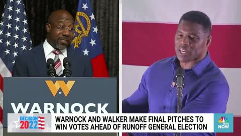 Warnock, Walker Make Final Push Ahead Of Georgia’s Senate Runoff Election