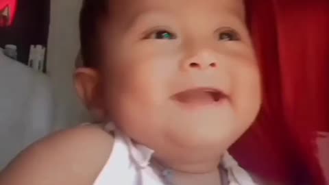 Cute girl baby smiling video 🥰
