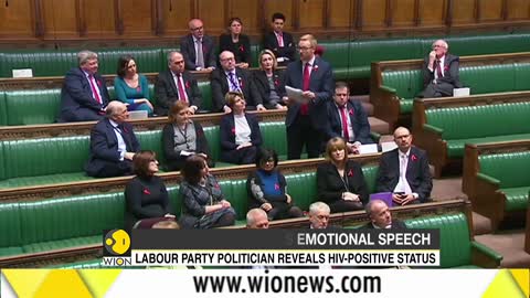 UK lawmaker reveals he's HIV positive in emotional speech