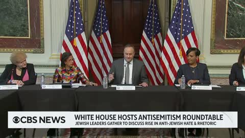 Second gentleman Doug Emhoff decries "epidemic of hate" during White House event on antisemitism