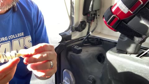 Installing a Gas Tank Filler Door on a Jeep JL