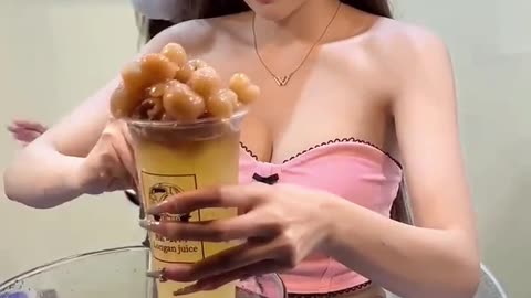 the drink looks very delicious
