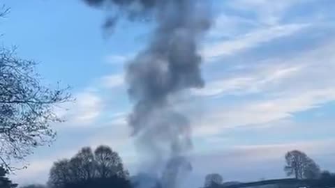 Truck Erupts into Large Blaze