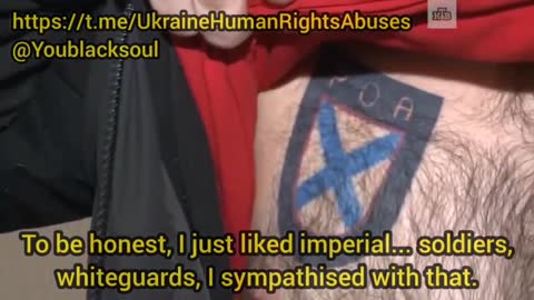 Ukraine: Man attempting to leave Azovstal as civilian has Nazi tattoos