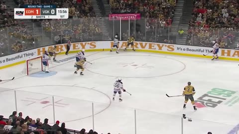 Connor McDaivd opening goal 2023 second round series
