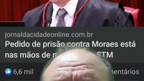 Pedido de prisão de Moraes está nas mãos de militares do Superior Tribunal Militar STM