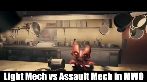 Light Mech vs Assault Mech In MechWarrior Online