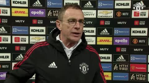 Rangnick & McTominay react to Old Trafford win | Manchester United 3-1 Burnley | Premier League