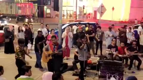 Malaysian street singers are amazing!