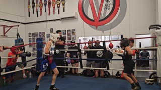 Joey sparring Dominick 1. 8/24/23