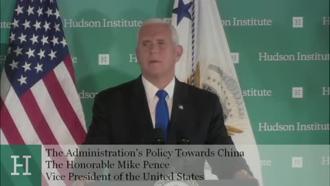 Q3896 Vice President Mike Pence's Remarks on the Administration's Policy Towards China