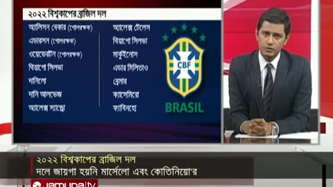 ফিফা বিশ্বকাপ ২০২২ এর জন্য স্কোয়াড ঘোষণা করেছে ব্রাজিল | Brazil World Cup Team