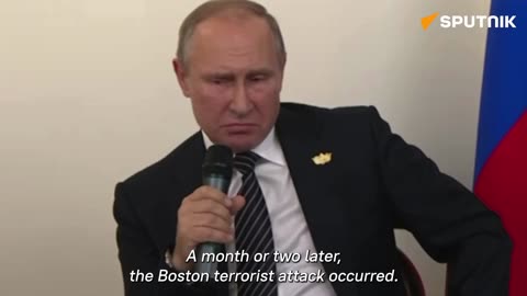 Putin on Boston Marathon Bombing