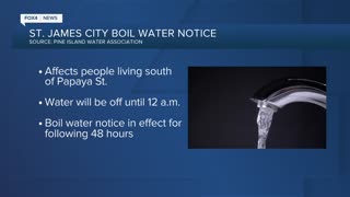 Water shutdown in St. James City