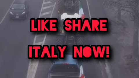 Farmers Protest in Italy NOW! Please like & share