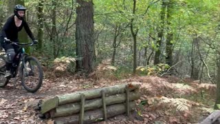 Mountain Biker Flies Off Ramp Into Faceplant